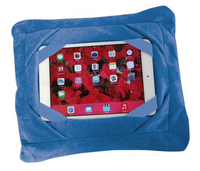 Almohada ergonómica con soporte para tablet y smartphone