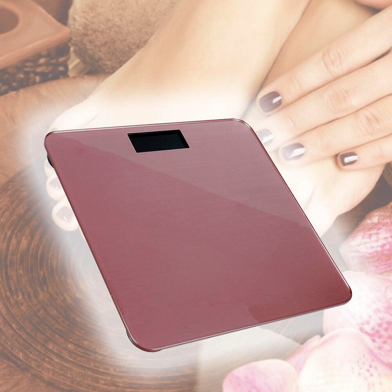 Báscula De Baño Digital Cristal Templado, Alta Medición 180 Kg, Apagado Automático