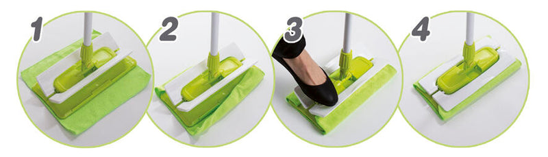 Mopa con mango telescópico de 120 cm