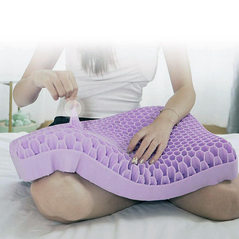 Almohada Cervical de Panal 3D Confort Anti-Dolores de Cuello
