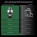 Exprimidor de zumo con función de autolimpieza